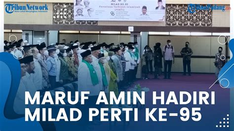 Wapres Ma Ruf Amin Berkunjung Ke Sumbar Hadiri Milad Perti Ke Tahun