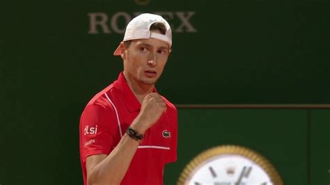 VIDEO 1 8 de finale Ugo Humbert empoche le deuxième set Rolex