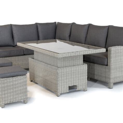 Life Outdoor Soho Corner Set With Side Tables Fold Coffee Table In