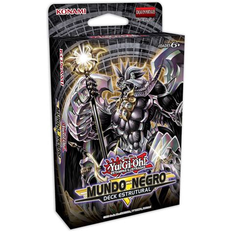 Deck Estrutural Yu Gi Oh Mundo Negro YuGiOh cartas cards em português