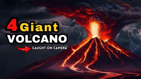 Top 4 Giant Volcano Eruptions Caught On Camera Factual Iq Youtube