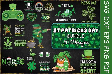 St Patricks Day Svg Bundle Bundle · Creative Fabrica