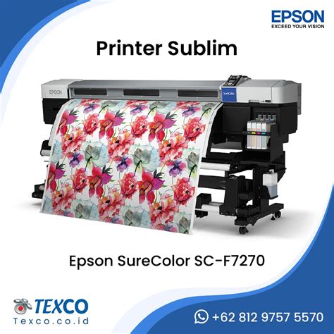 Jual Paket Printer Sublim Epson SureColor SC F7270 Heater Murah