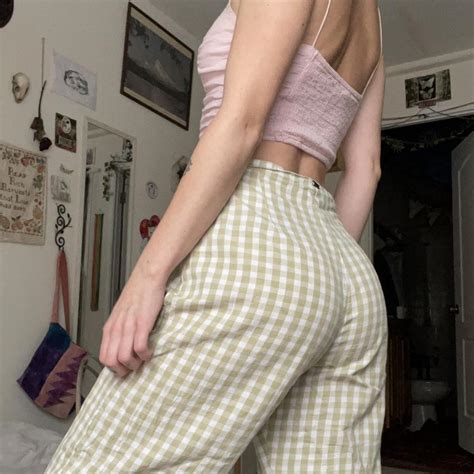 Billabong X The Salty Blonde Green Gingham Depop