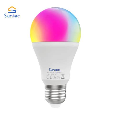 WiFi RGB Smart LED Colorful Light Bulb Lamp Dimmable Lamp Tuya E27 Dim