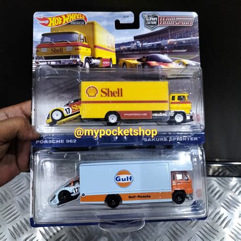 Hot Wheels Porsche Shell Porsche Lh Gulf Oil W Transporter