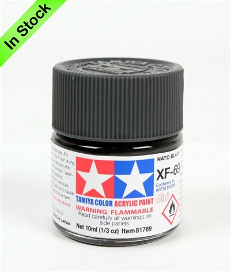 Tamiya 81769 Acrylic Mini Xf 69 Nato Black