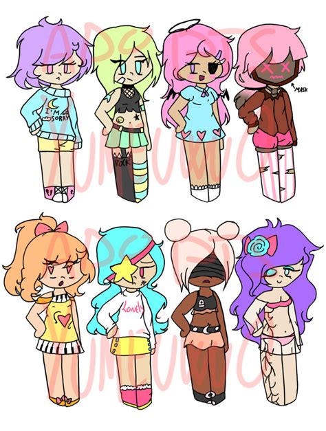 Adopt Batch 3 Closed By Yumeuwu0 On Deviantart