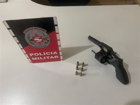 Polícia Militar prende suspeito arma de fogo na cidade do Conde