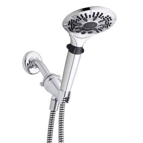 Waterpik Powerspray Plus Chrome 5 Settings Showerhead 1 8 Gpm Total