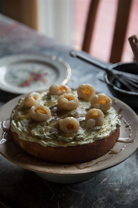 Lychee cake • What To Cook Today