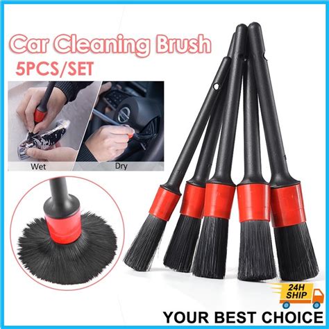 Car Detailing Brushes Car Wash Slit Brush Clean Seat Detail Brush For