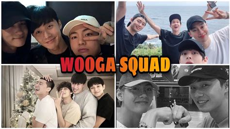 Taehyung Moments With WOOGA SQUAD YouTube