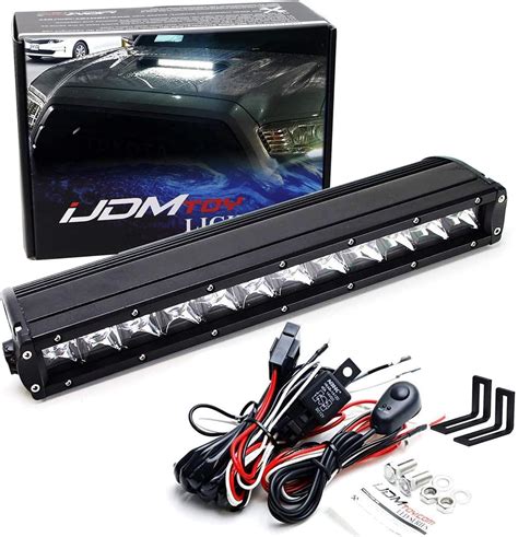 Amazon Ijdmtoy Behind Grille Inch Led Light Bar Kit Compatible