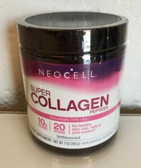 Neocell Super Collagen Powder Type 1 And 3 Collagen Peptides 7oz Exp 5