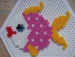 Perles Hama Poissons Les Loisirs De Pat Diy Perler Beads Iron