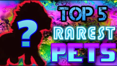 Top 5 RAREST Pets In Prodigy Must See YouTube