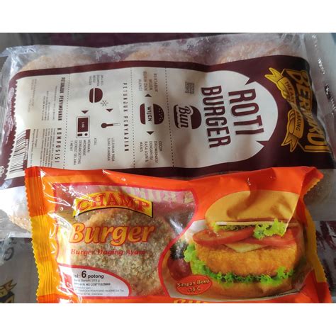 Jual Paket Burger Wijen Isi 6 Dengan Burger Champ Isi 6 Shopee Indonesia