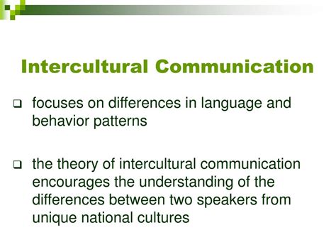 PPT Intercultural Communication And Body Language PowerPoint