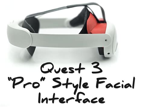 Quest Pro Style Facial Interface Super Comfy Zero Check Pressure