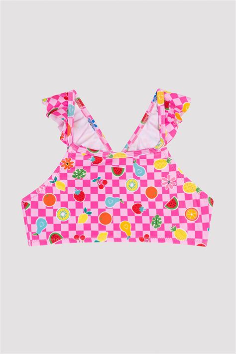 Kız Çocuk Fruit Halter Bikini Üstü PL X YDA IY MIX Çok Renkli Penti