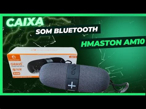 Caixa de som bluetooth Hmaston AM10 ótima qualidade de áudio primeiras