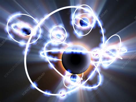 Lithium Atoms Computer Artwork Stock Image C0119938 Science