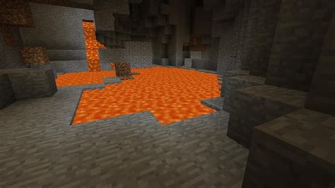 Lava Pool In Minecraft World