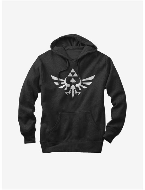 Nintendo The Legend Of Zelda Triforce Hoodie Black Hot Topic