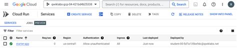 Cloud Run Starter Tutorial Google Codelabs
