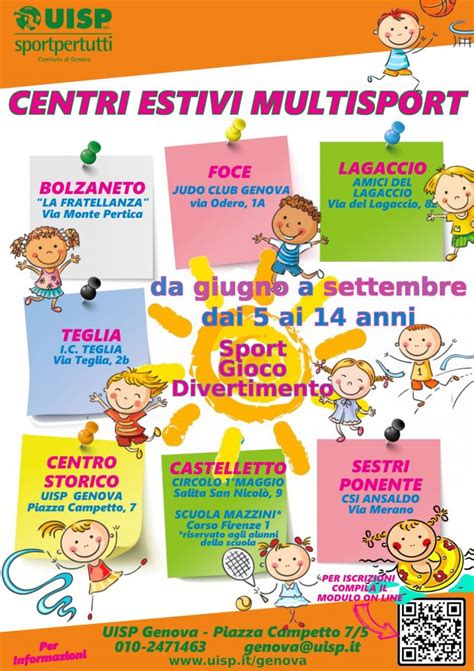 UISP Genova CENTRI ESTIVI MULTISPORT UISP 2023