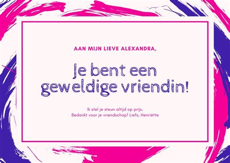 Gratis Je Eigen Vriendschapskaarten Maken Canva