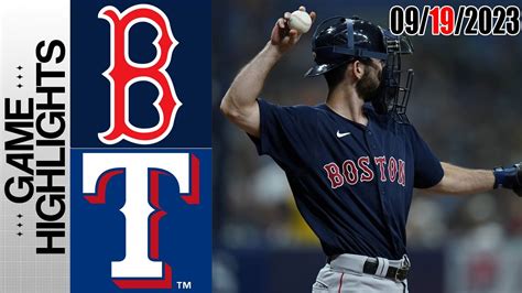 Texas Rangers Vs Boston Red Sox Highlights Today September