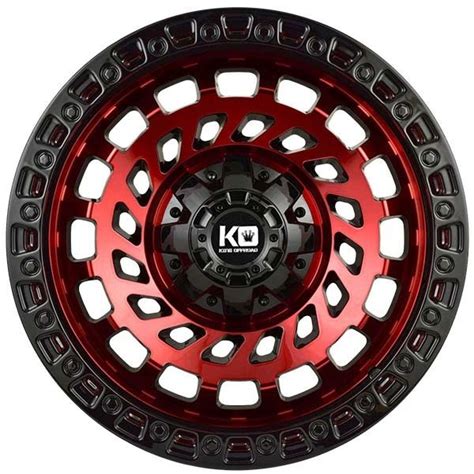 King Offroad Zombie Gloss Black Machined Red Tyremagic