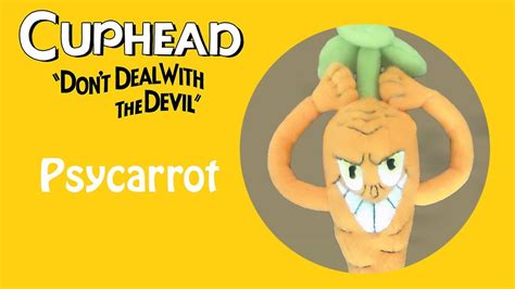 Cuphead Psycarrot Plush Tutorial Youtube