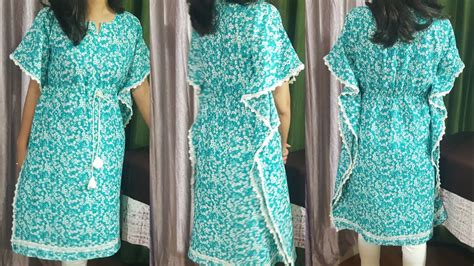 Kaftan Cutting And Stitching Kaftan Nighty DIY Kaftan Top Diy YouTube