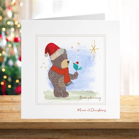 Memorial Christmas Card Personalised Remembrance Card Etsy