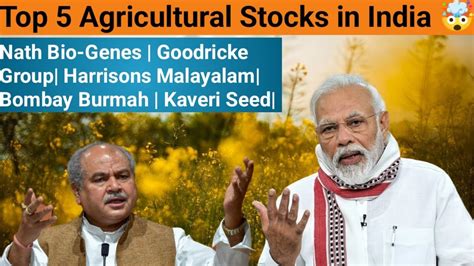 Top 5 Multibagger Agricultural Stocks In India Best Agriculture