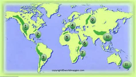 Mountain Ranges Map World Labeled Rocky Mountain Range Map