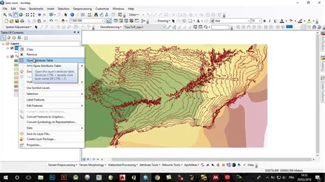 Arc Gis Creating Raster Dem From Topographic Contours And Topo To Raster Tools Youtube