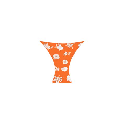 New Arrival Designers Bikini Collection In Fresh Orange Color Special Hand Drawn Ornamental