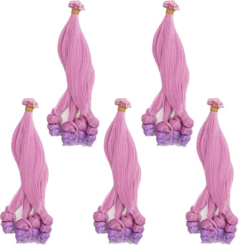 Amazon MUZIWIG Doll Hair 9 9 X 39 4 In 5rolls Curly Heat