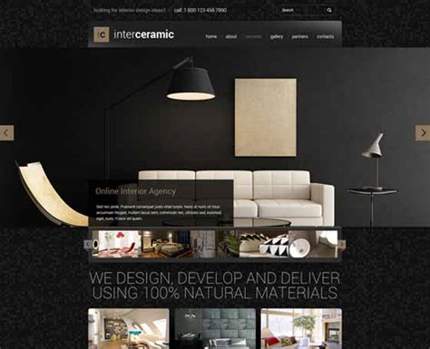 Interior Design Websites Templates Cabinets Matttroy