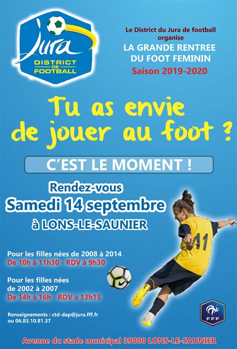 Foot F Minin District Du Jura De Football