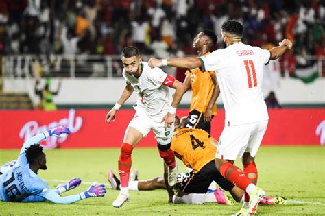 Le Maroc Assure Contre La Zambie Et Qualifie La Côte Divoire Can