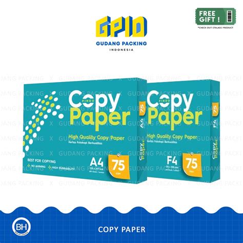 Jual Copy Paper Kertas Hvs A4 F4 75 Gsm Shopee Indonesia