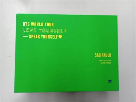 DVD BTS WORLD TOUR LOVE YOURSELF SPEAK YOURSELF SAO PAULO UNIVERSAL