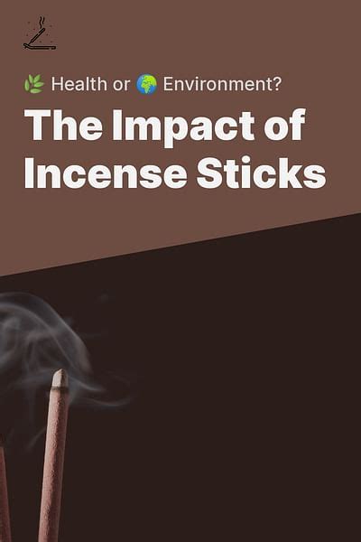 Are Incense Sticks Harmful To Health Or The Environment