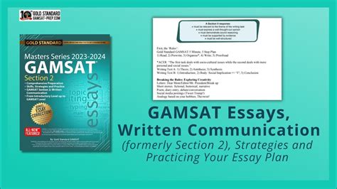 Plan Your GAMSAT Essays Section 2 Strategies Practice Your Essay