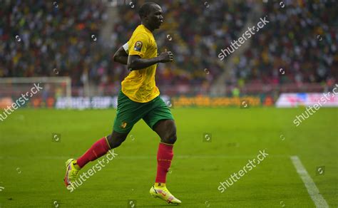 Vincent Aboubakar Cameroon Celebrates Scoring Their Editorial Stock Photo - Stock Image ...